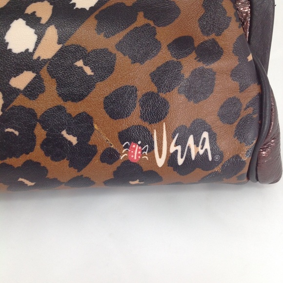 Brighton Vera Leopard Leather Clutch & Bag - Picture 4 of 15